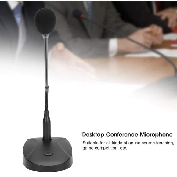 Cyrank USB Gooseneck Condenser Microphone Desktop PC XLR Voice Mic New - Picture 4 of 10